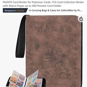 Card binder for Pokémon cards/football cards/baseball cards